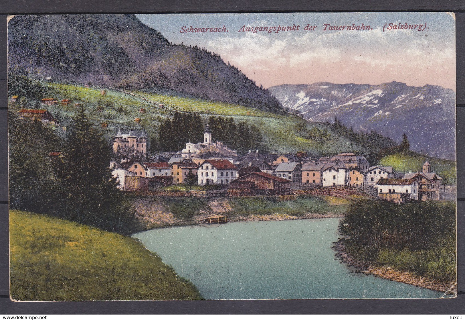 AUSTRIA ,  Schwarzach  ,  OLD  POSTCARD - St. Johann Im Pongau