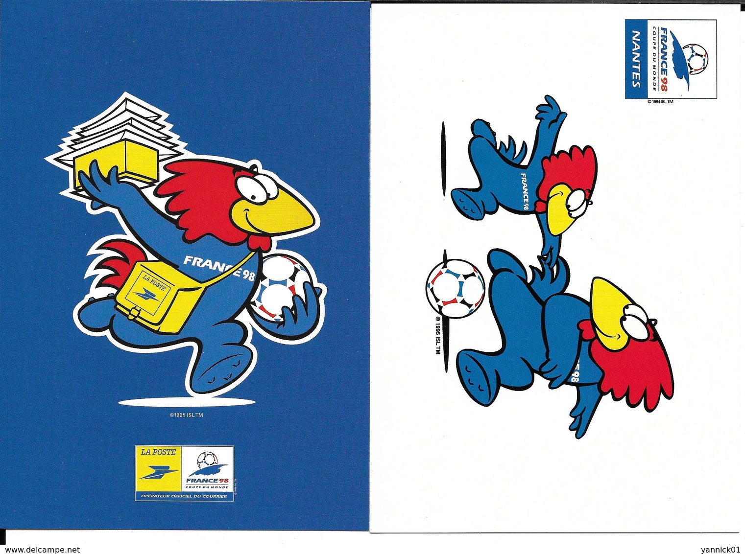 FOOTBALL - COUPE DU MONDE FRANCE 1998 - 98 - FOOTIX - WORLD CUP - 2 CP - Football