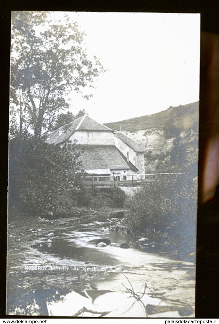 NOZEROY RARE CP PHOTO DU MOULIN       ENTRE  1898 ET 1900 - Autres & Non Classés