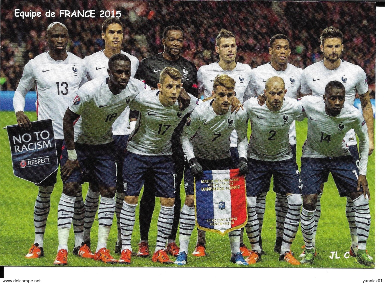 FOOTBALL - EQUIPE DE FRANCE 2015 - FRANCE DANEMARK - SAINT ETIENNE - Calcio