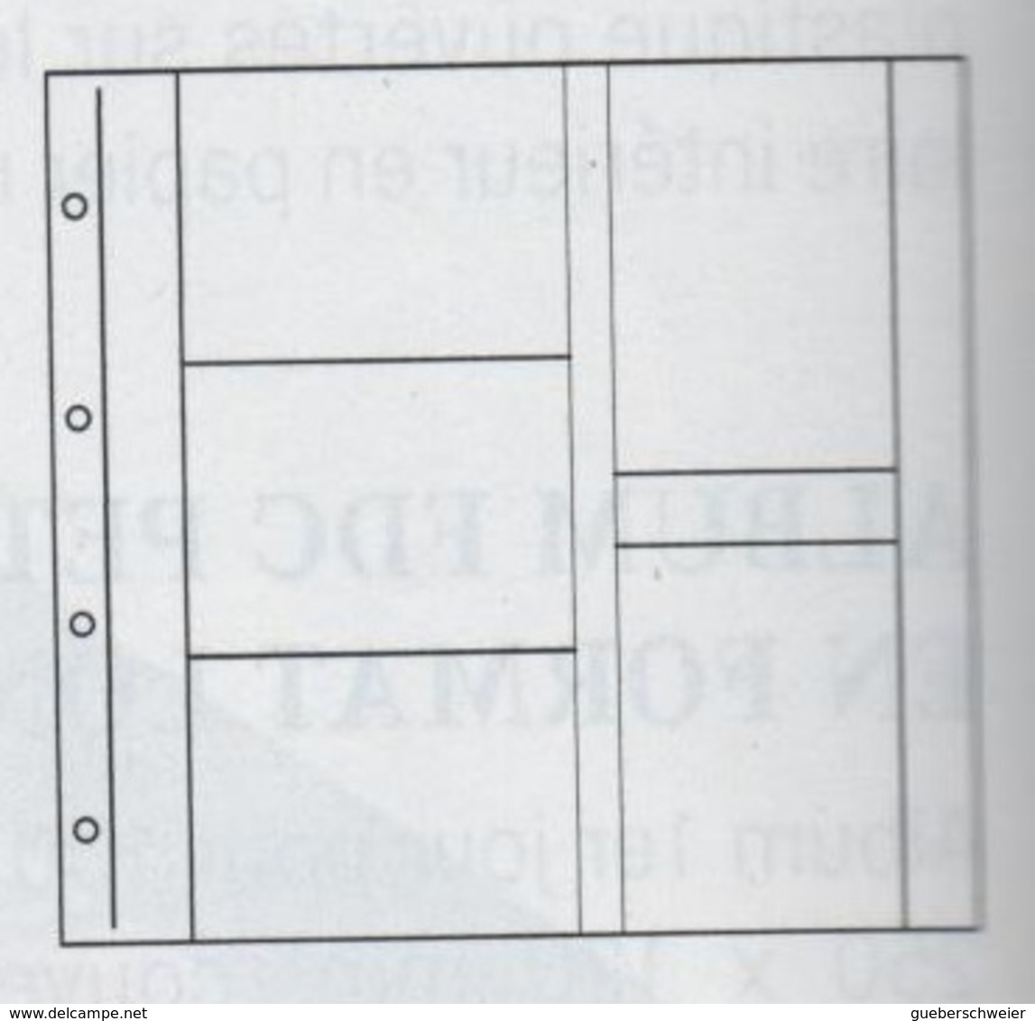 Paquet De 10 Feuilles De Classement Transparentes Pour Cartes Post. Anciennes Mixtes Album Lindner XL à - 50% - Non-classés