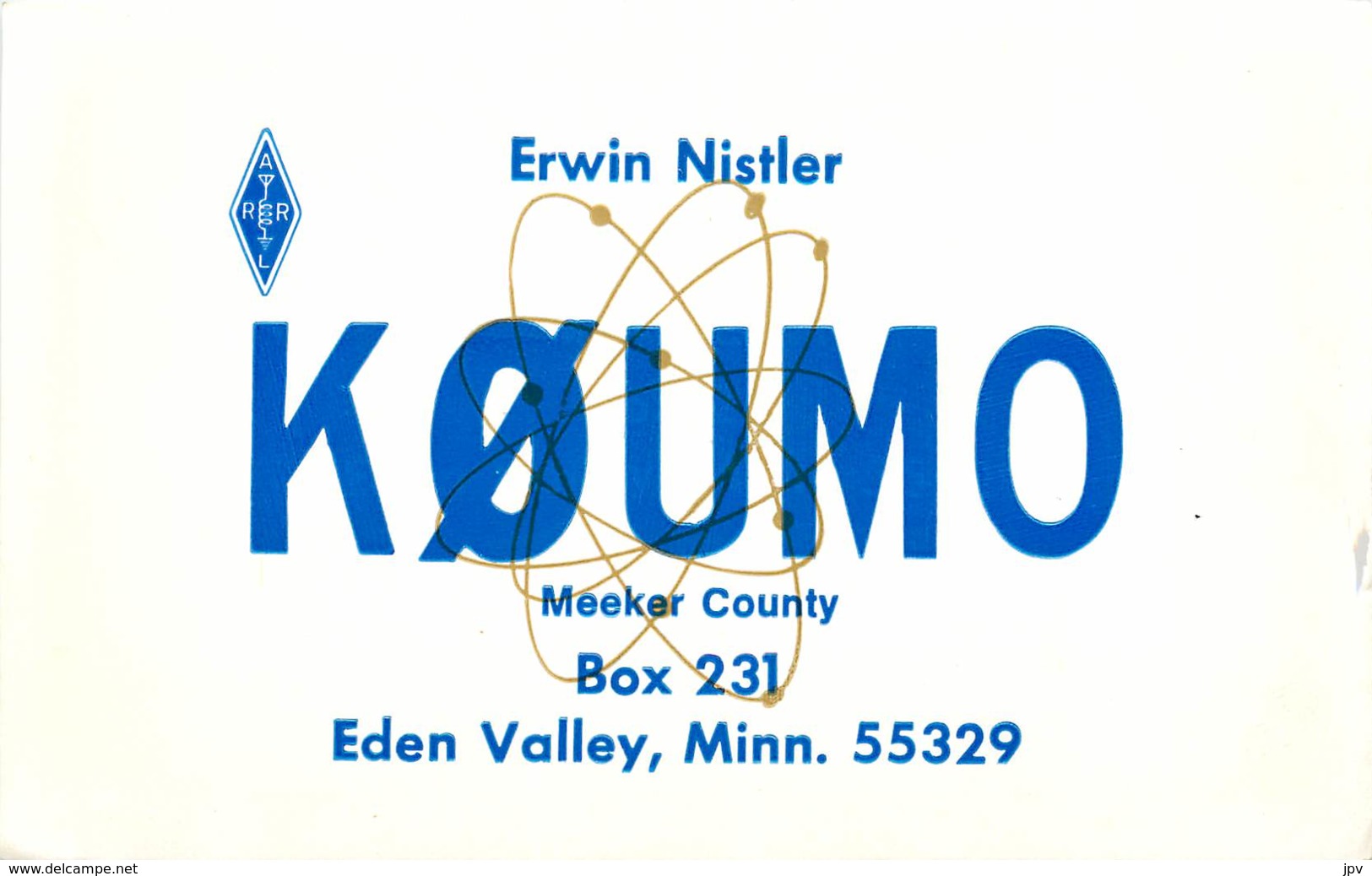 QSL - EDEN VALLEY - MINNESOTA - 1978 - Amateurfunk