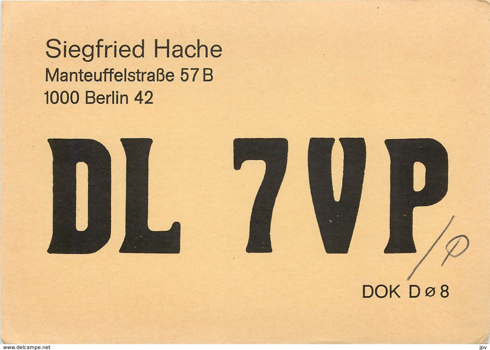 QSL - BERLIN - GERMANY - 1978 - Radio Amateur