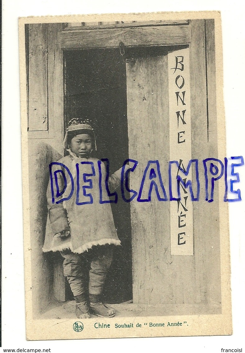 Missions De Scheut. Chine. Petite Fille Souhaits De Bonne Année. NELS - Missie