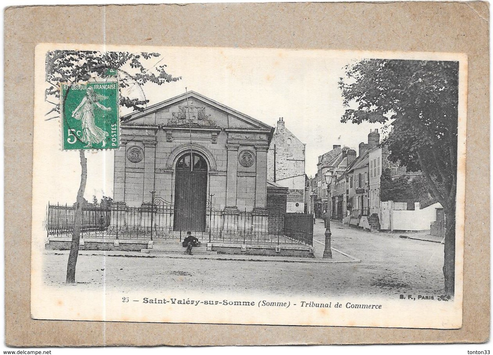 SAINT VALERY SUR SOMME - 80 -  Le Tribunal De Commerce -  DELC6** -- - Saint Valery Sur Somme