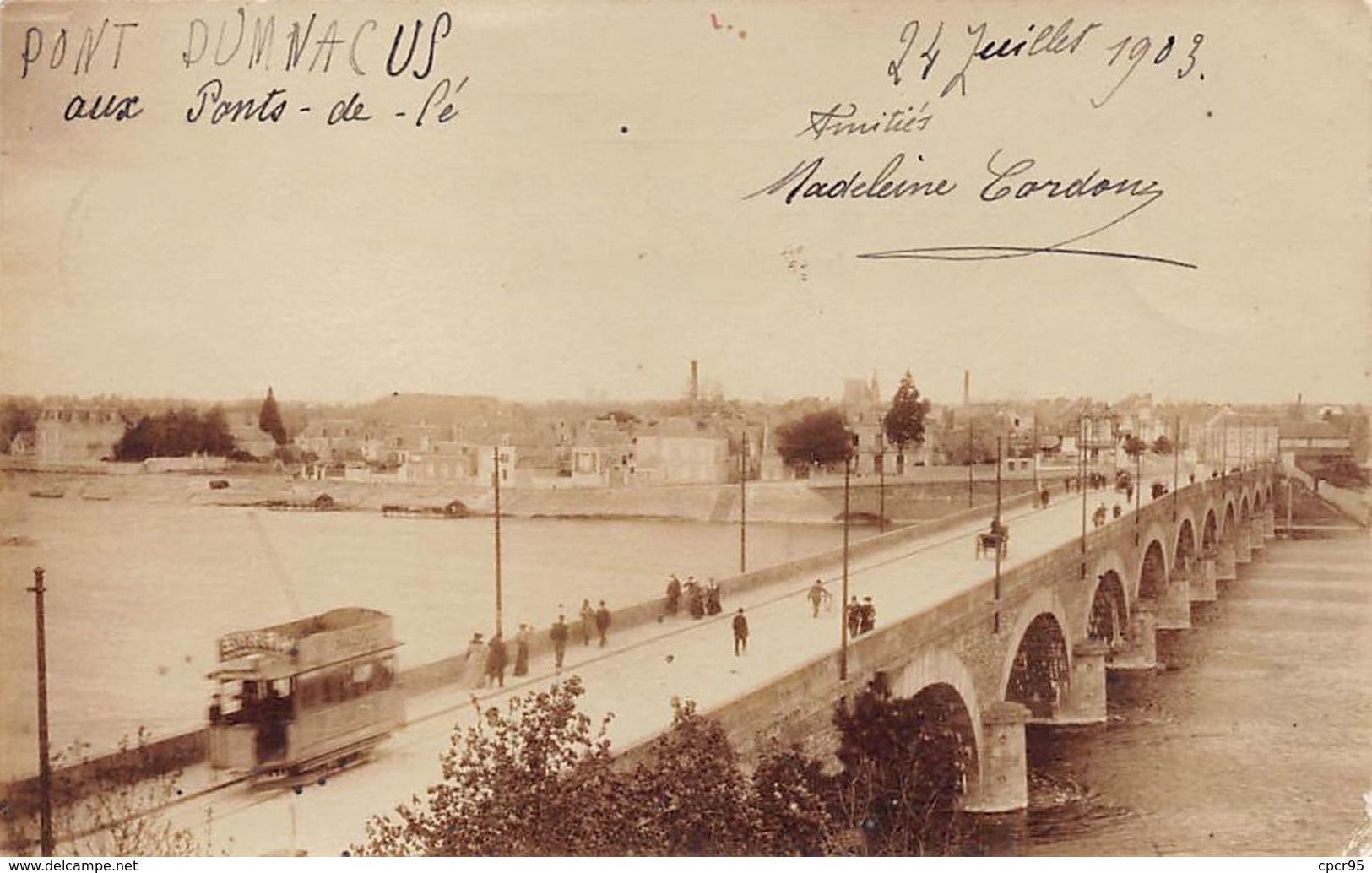 49 . N° 51692 . Pont Dumnacus Aux Ponts De Cé. Carte Photo - Les Ponts De Ce