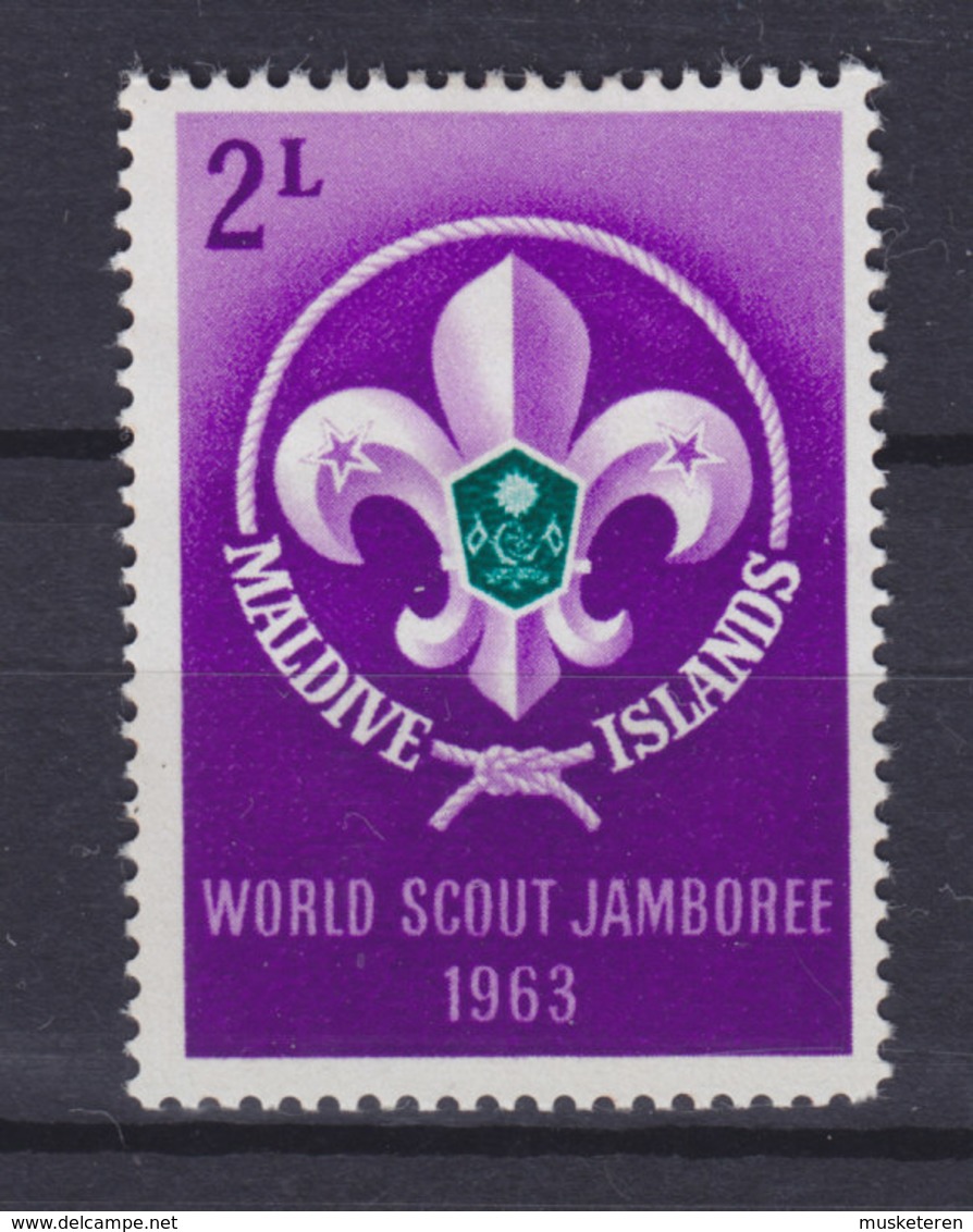 Maldives 1965 Mi. 129    2 L Pfadfinder-Welttreffen Scouts Jamboree, MH* - Maldives (...-1965)