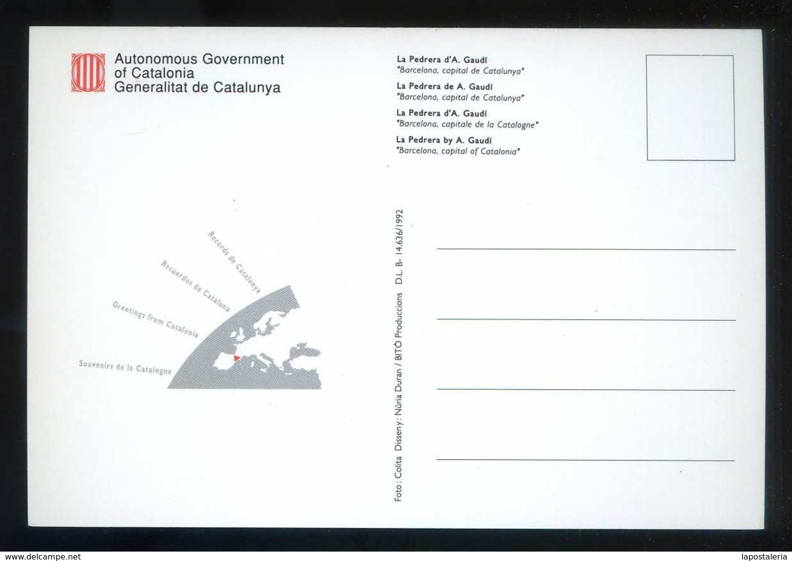 Catalunya. *Autonomous Gobernment Of Catalonia* Lot 9 Diferentes. - Otros & Sin Clasificación