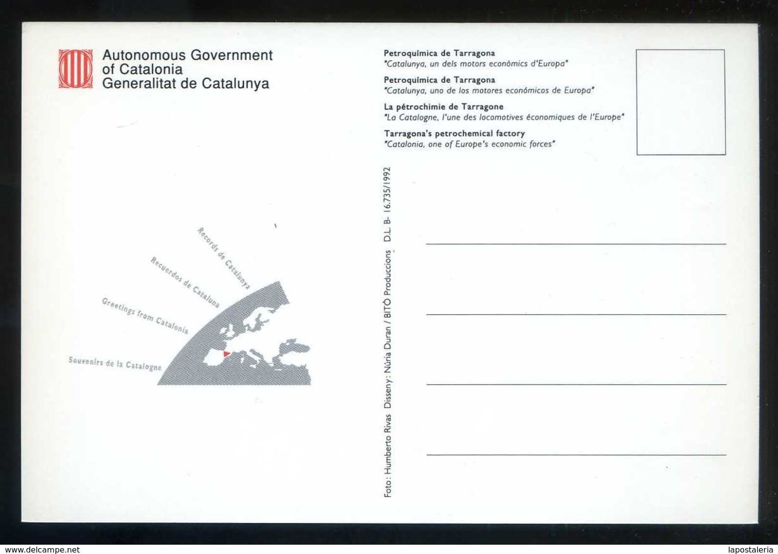 Catalunya. *Autonomous Gobernment of Catalonia* Lot 9 diferentes.