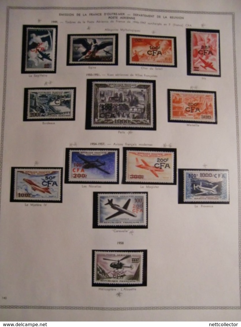 LA REUNION CFA COLLECTION TIMBRES NEUFS */** TTB /SUP Dont PA COTE TRES IMPORTANTE - Autres & Non Classés