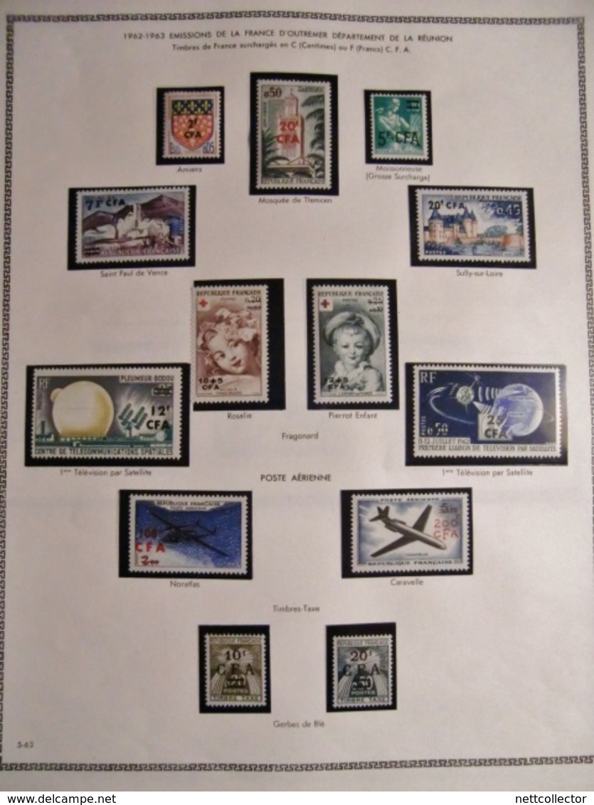 LA REUNION CFA COLLECTION TIMBRES NEUFS */** TTB /SUP dont PA COTE TRES IMPORTANTE