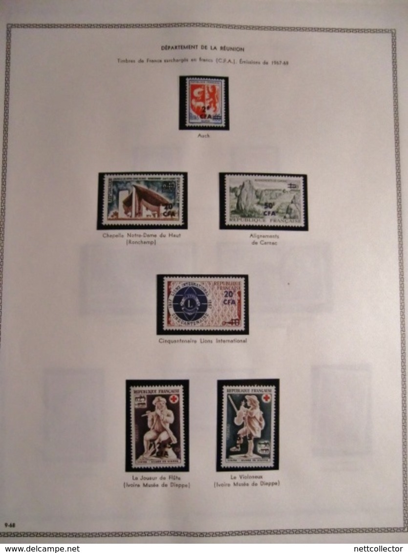 LA REUNION CFA COLLECTION TIMBRES NEUFS */** TTB /SUP dont PA COTE TRES IMPORTANTE