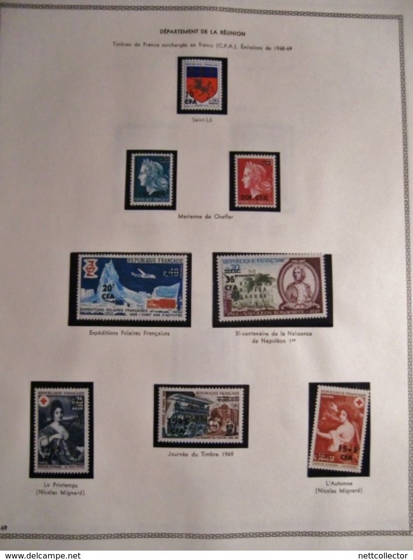 LA REUNION CFA COLLECTION TIMBRES NEUFS */** TTB /SUP dont PA COTE TRES IMPORTANTE