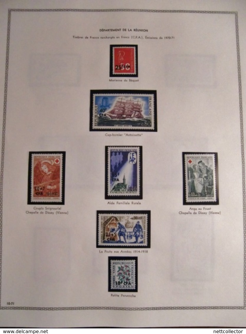 LA REUNION CFA COLLECTION TIMBRES NEUFS */** TTB /SUP dont PA COTE TRES IMPORTANTE