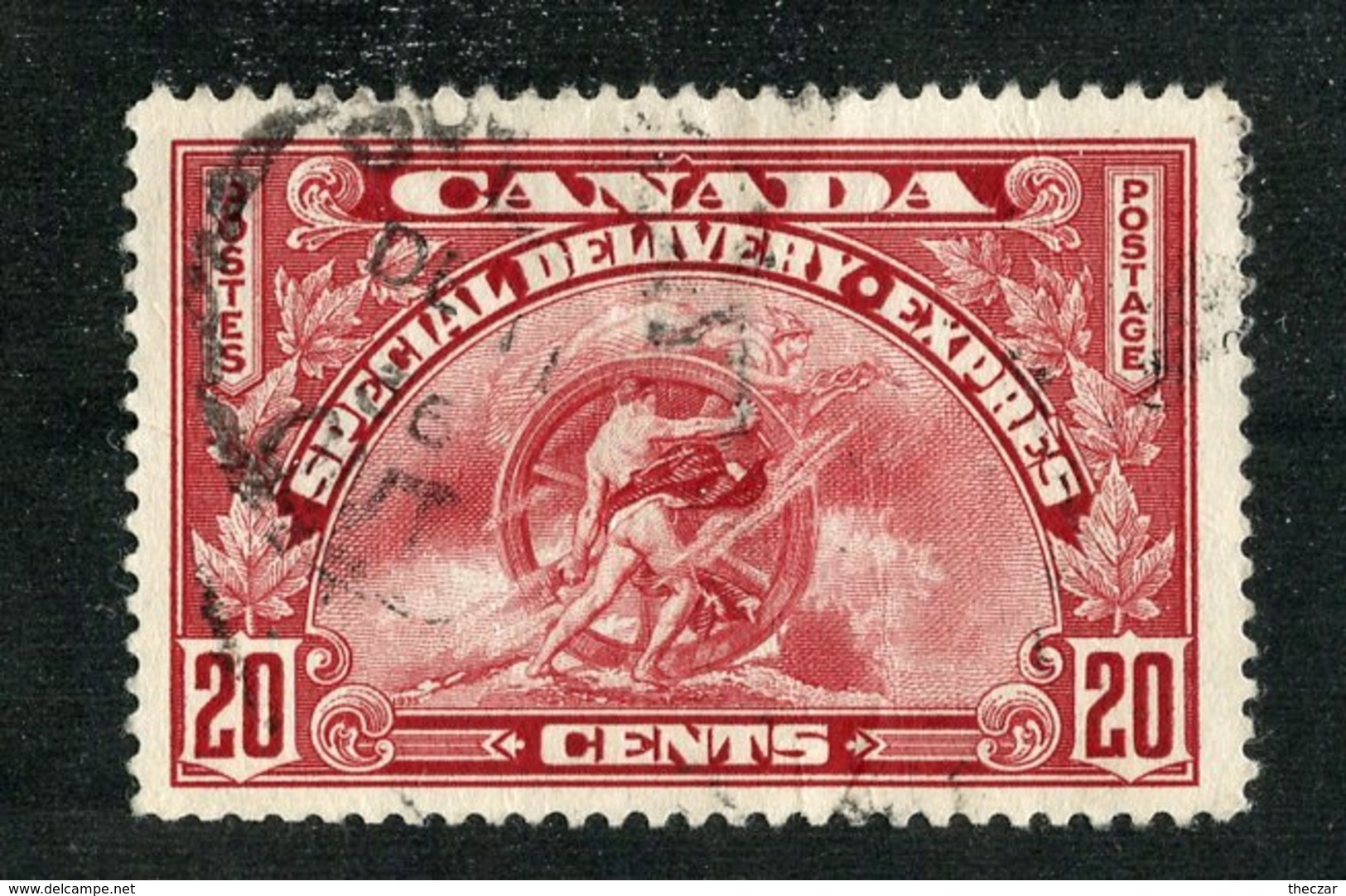 W-7964 Canada 1935  Sc.# E6 (o) ( Cat.$10.00 )  - Offers Welcome! - Special Delivery