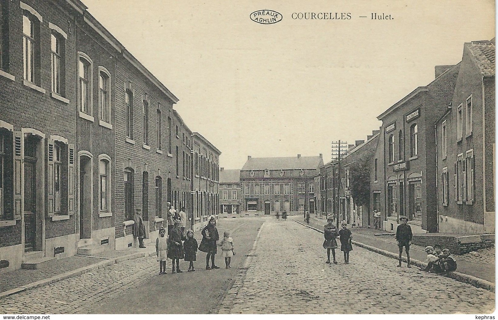 COURCELLES : Hulet - TRES RARE CPA - Courcelles