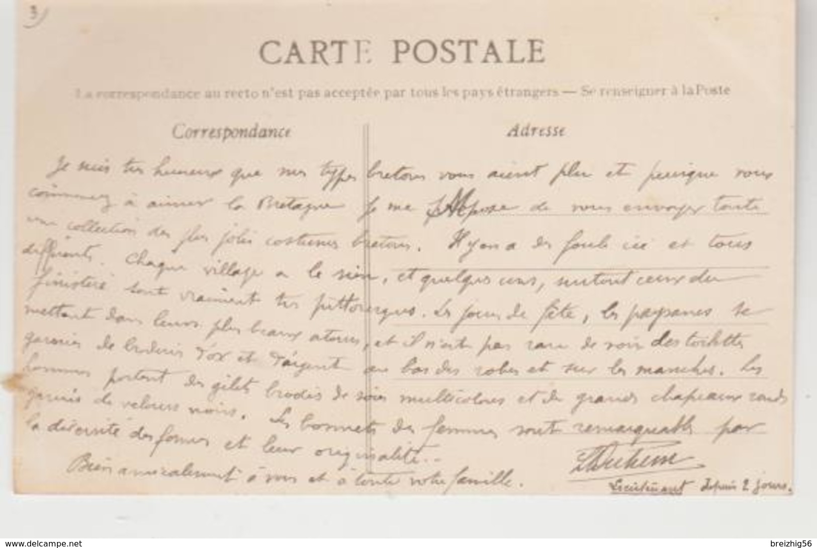 Morbihan BELLE ILE EN MER  -- 26 CPA correspondance du LT Louis Duhem (62 ème R.I.) 1910-1912