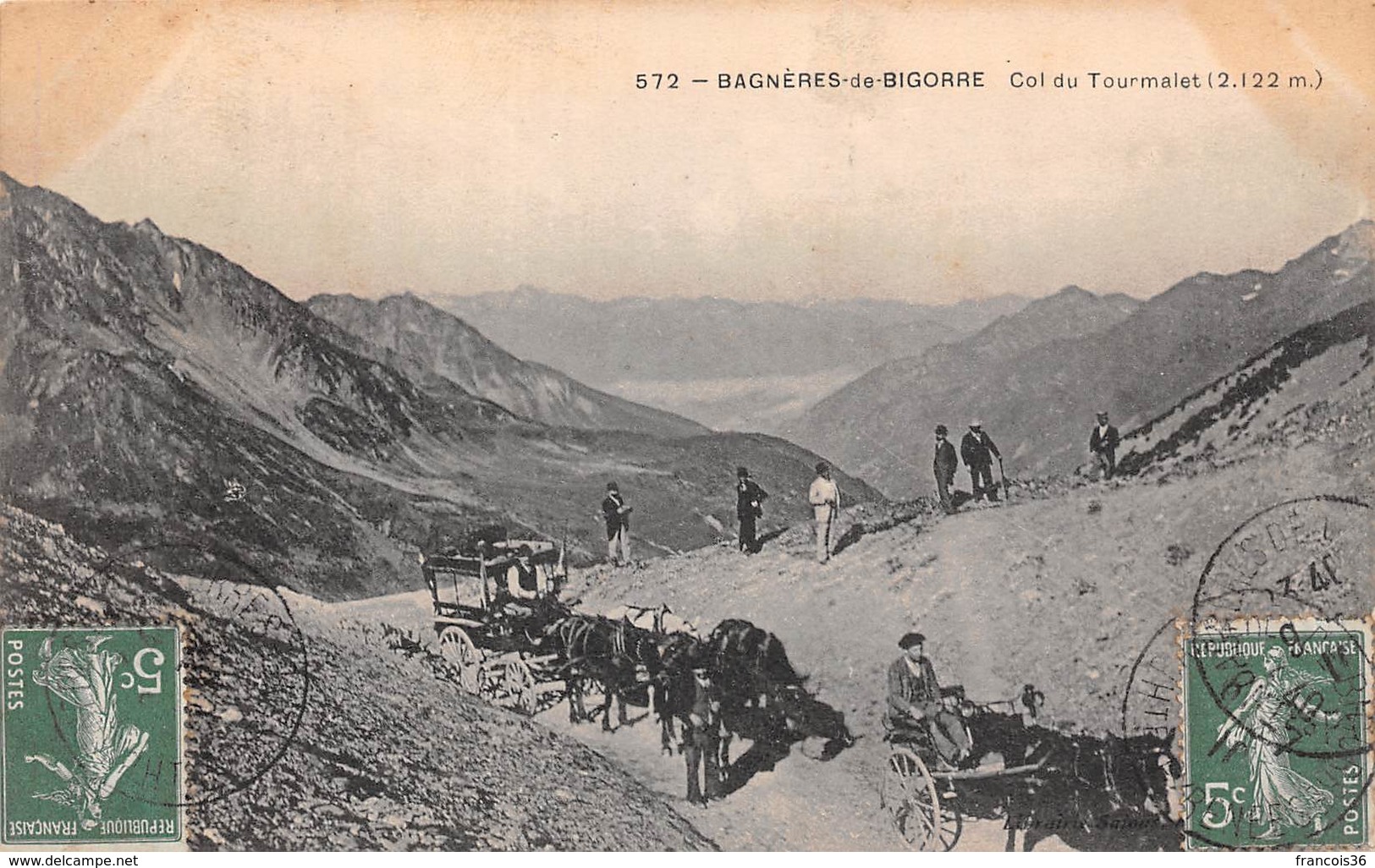 Lot de 51 CPA du Col du Tourmalet près Bagnères de Bigorre (65) - Très bon état