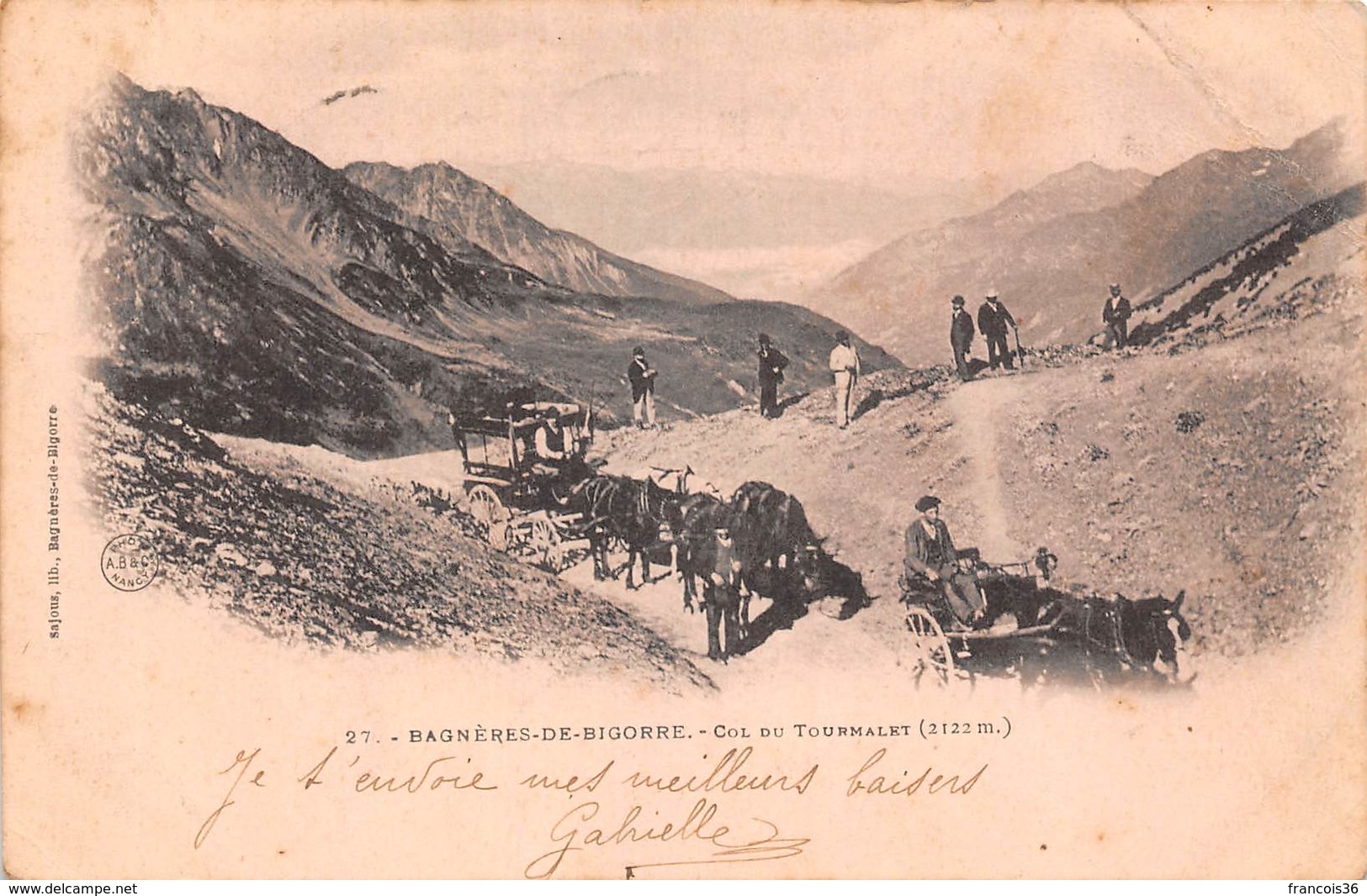 Lot de 51 CPA du Col du Tourmalet près Bagnères de Bigorre (65) - Très bon état