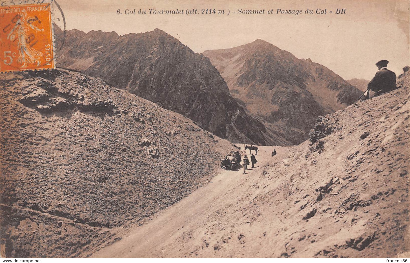 Lot de 51 CPA du Col du Tourmalet près Bagnères de Bigorre (65) - Très bon état