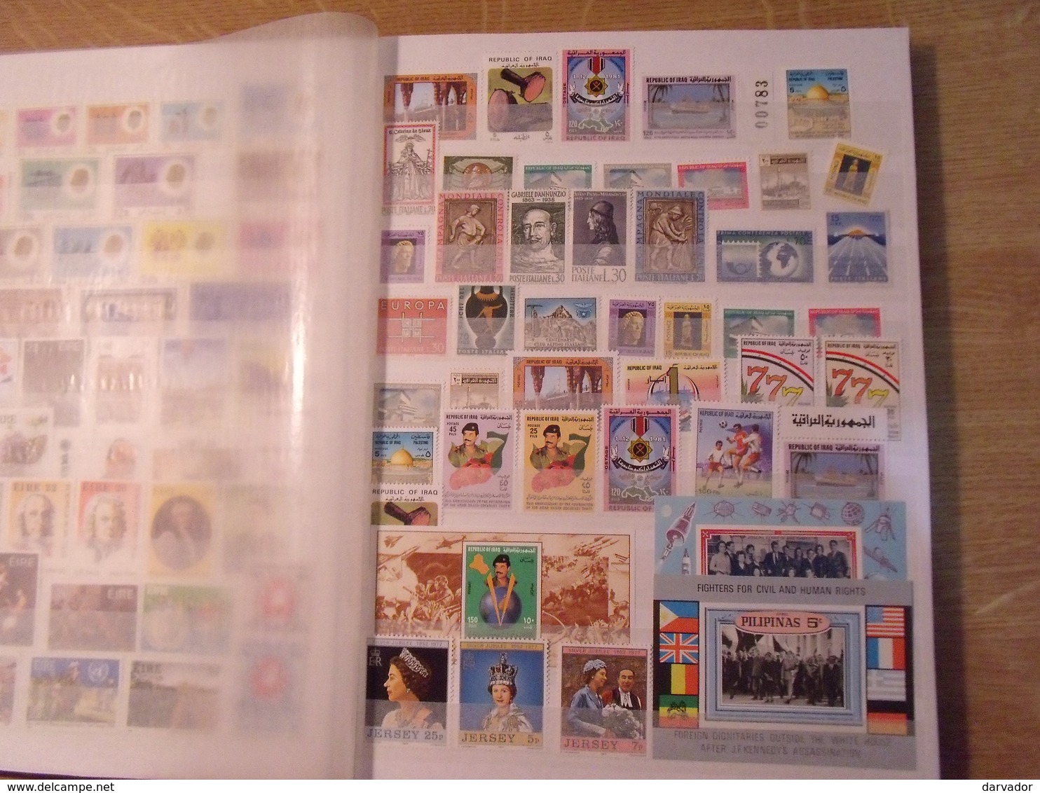 album P / Collection  de timbres divers MONDE  tous neuf ** MNH dont blocs  / SUPERBE