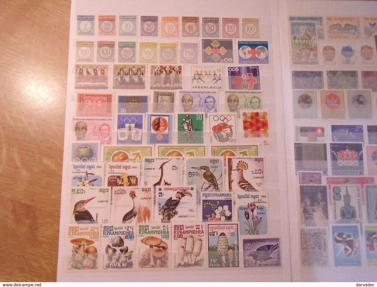 album P / Collection  de timbres divers MONDE  tous neuf ** MNH dont blocs  / SUPERBE