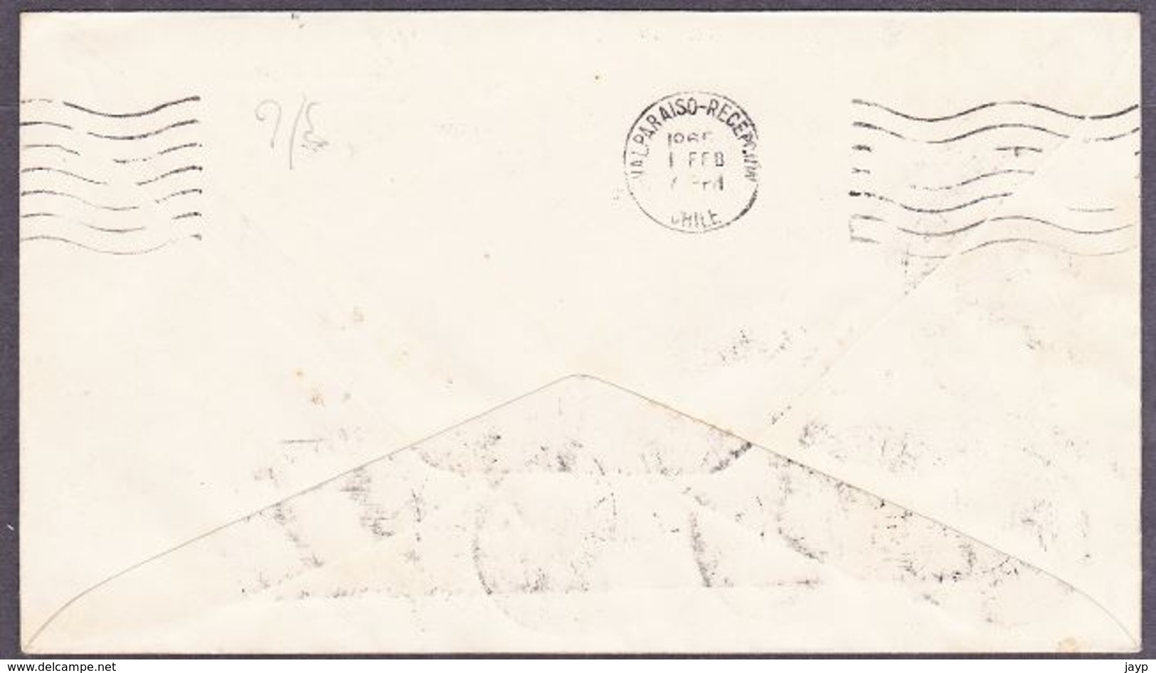 1965 Cover From The Chilean Island - Juan Fernandez- Sent To Portsmouth, England. - Cile