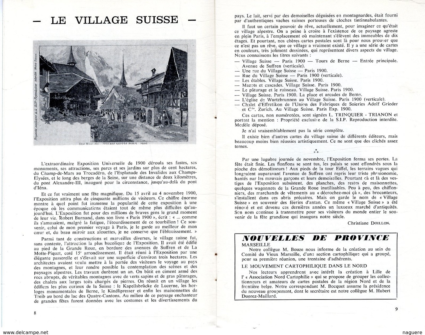 LE CARTOPHILE   MARS 1976 N° ?  - 24 PAGES   LES STATUES PARISIENNES LE VILLAGE SUISSE LA MOTTE SAINT HERAGE     EtC - Français