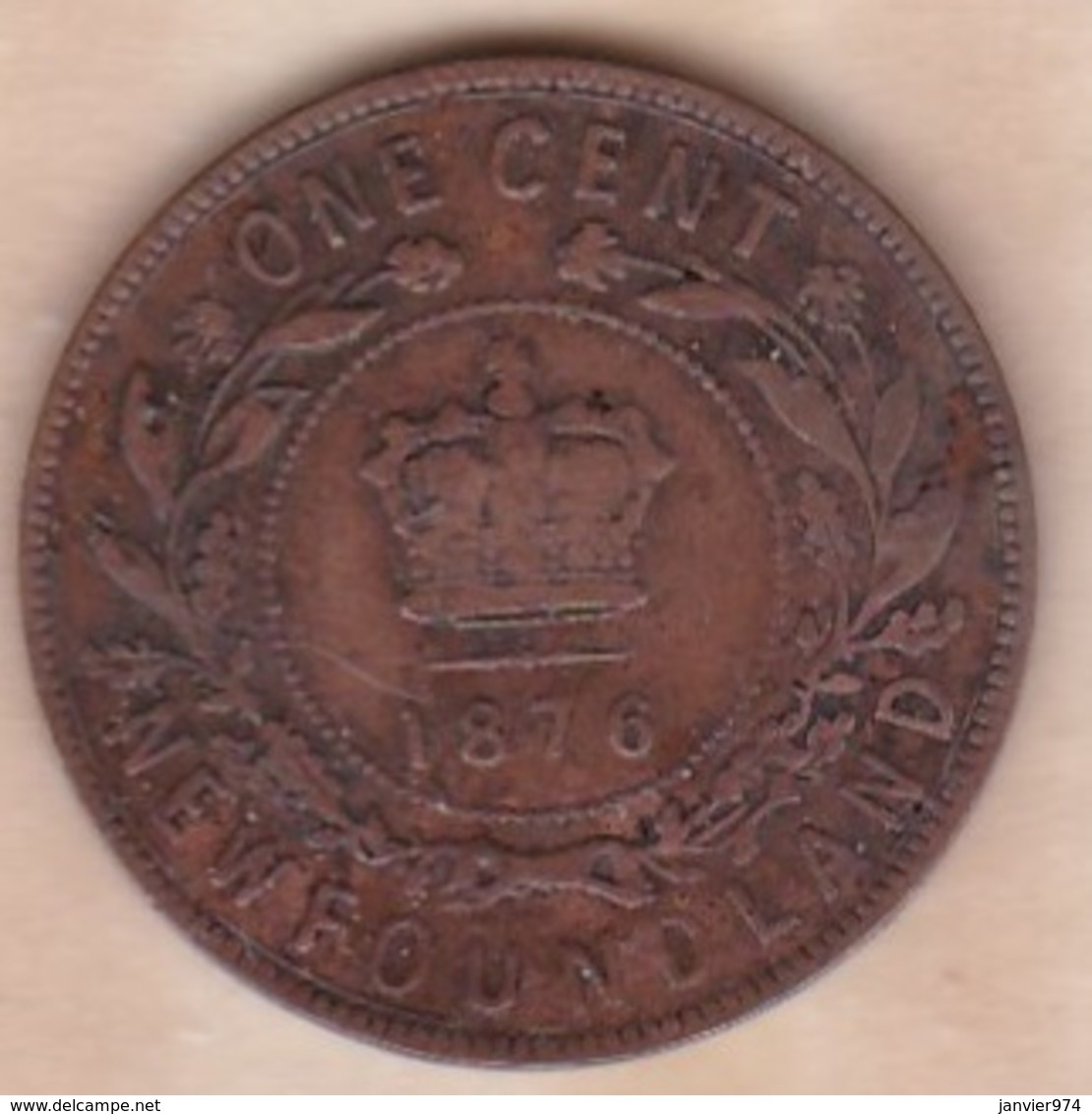 Canada. Terre-Neuve / Newfoundland 1 Cent 1876 H. Victoria - Canada