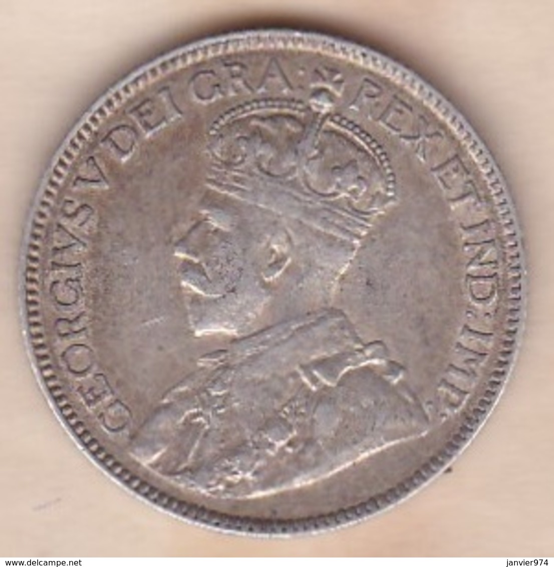 Canada, 25 Cents 1918 , George V, En Argent - Canada