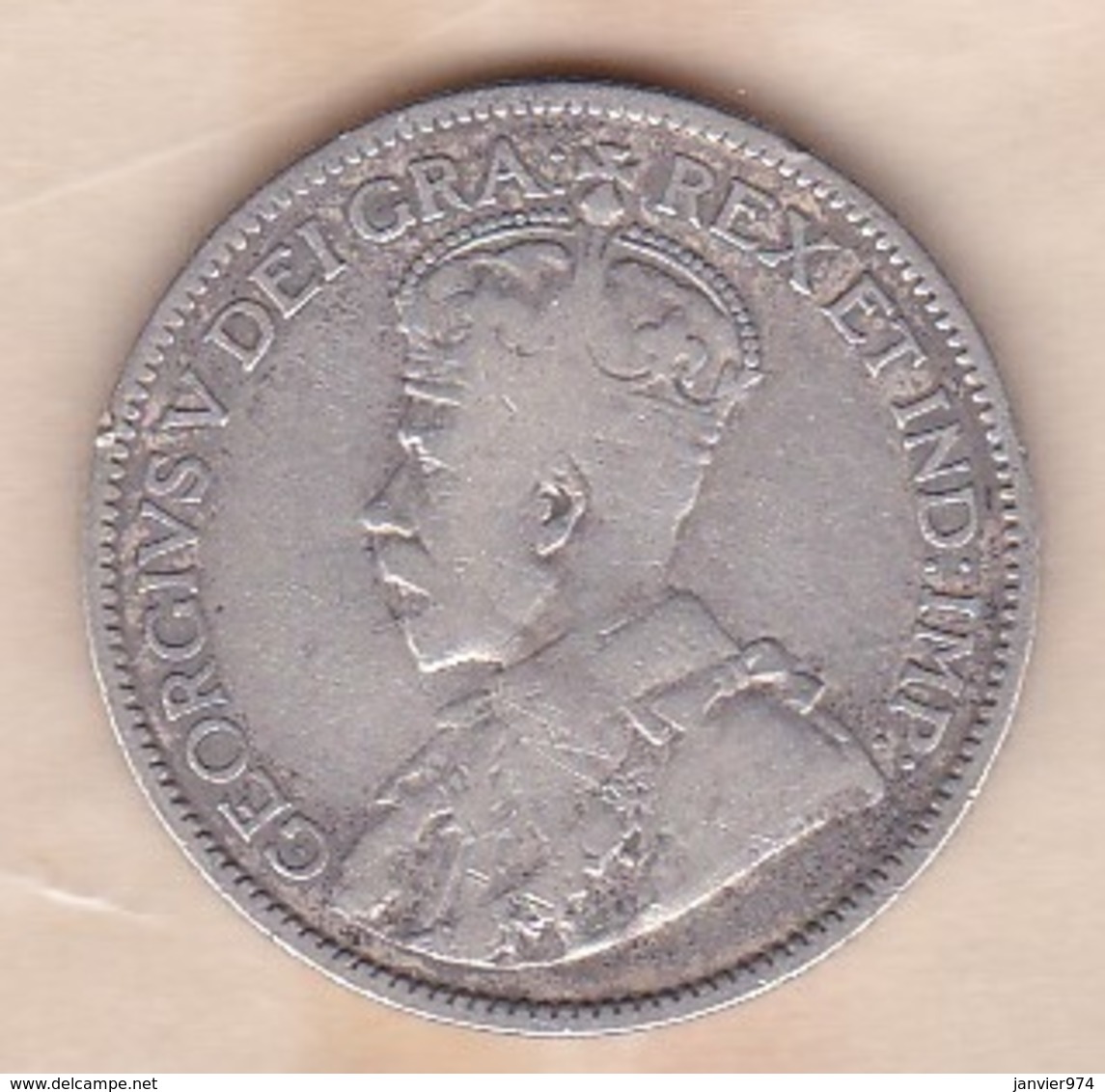 Canada, 25 Cents 1912 , George V, En Argent - Canada