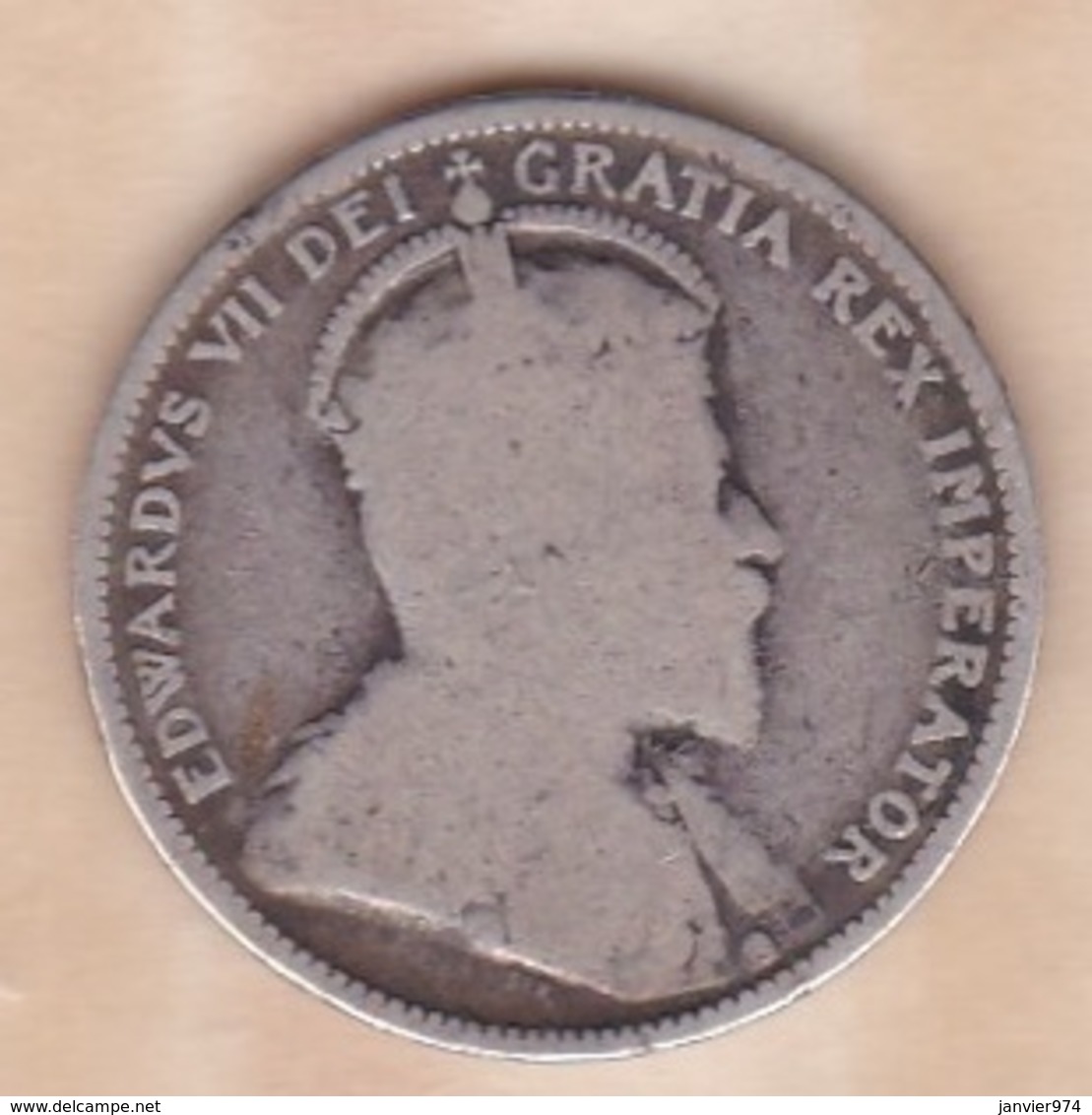 Canada, 25 Cents 1910 , EDWARD VII,  En Argent - Canada