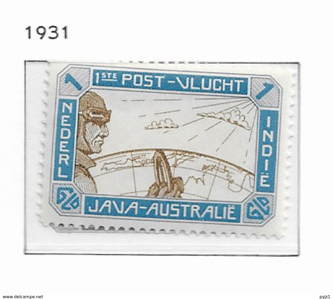 1931 MNH Nederlands Indië NVPH LP13 Airmail, Postfris - Niederländisch-Indien