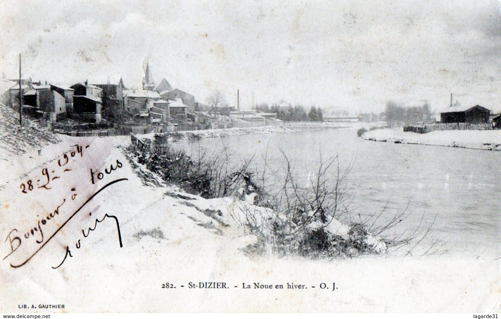 52 - Saint Dizier - La Noue En Hiver - Saint Dizier