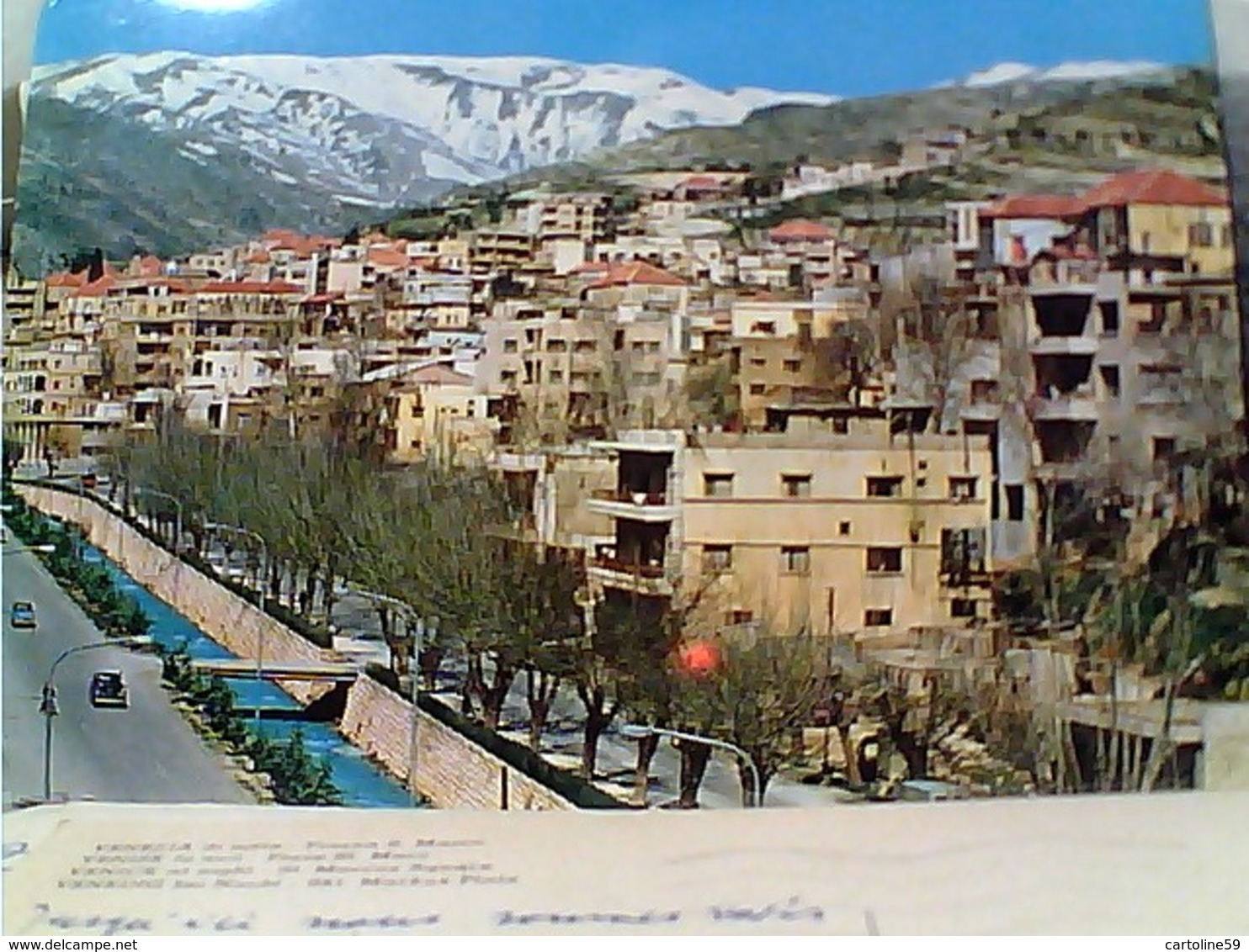 LIBANO LIBAN LEBANON ZAHLEH VEDUTA SCORCIO N1970 GX5809 - Lebanon