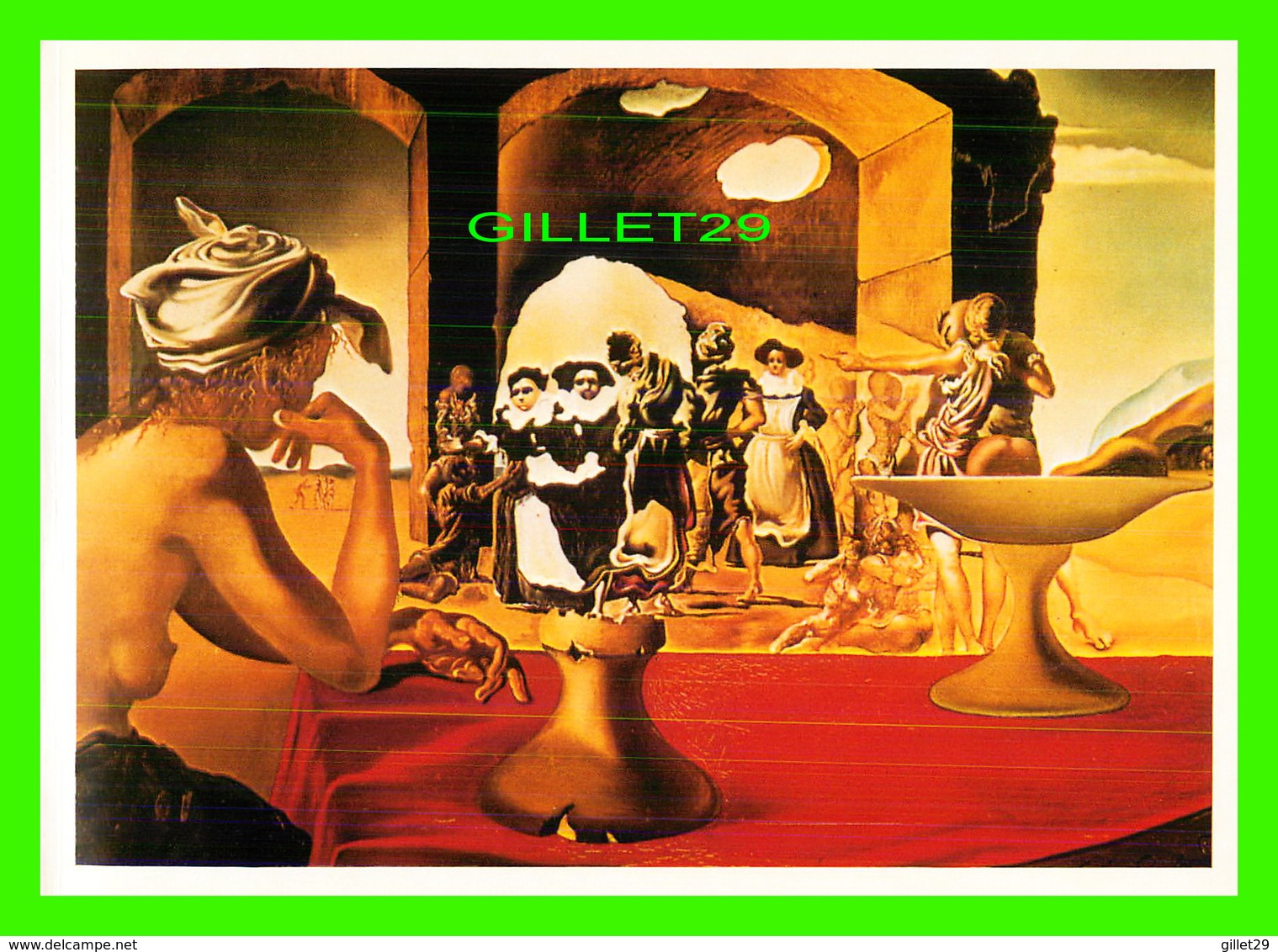 ART, PEINTURES - SALVADOIR DALI, SLAVE MARKET WITH THE DISAPPEARING BUST OF VOLTAIRE, 1940 - - Peintures & Tableaux