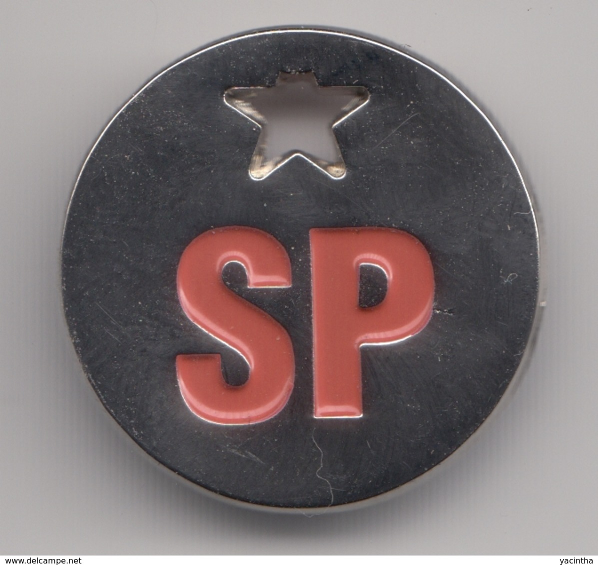 Winkelwagen Muntje  SP  (  Socialistische Politieke Partij NL    (4735) Logo = Tomato - Moneda Carro