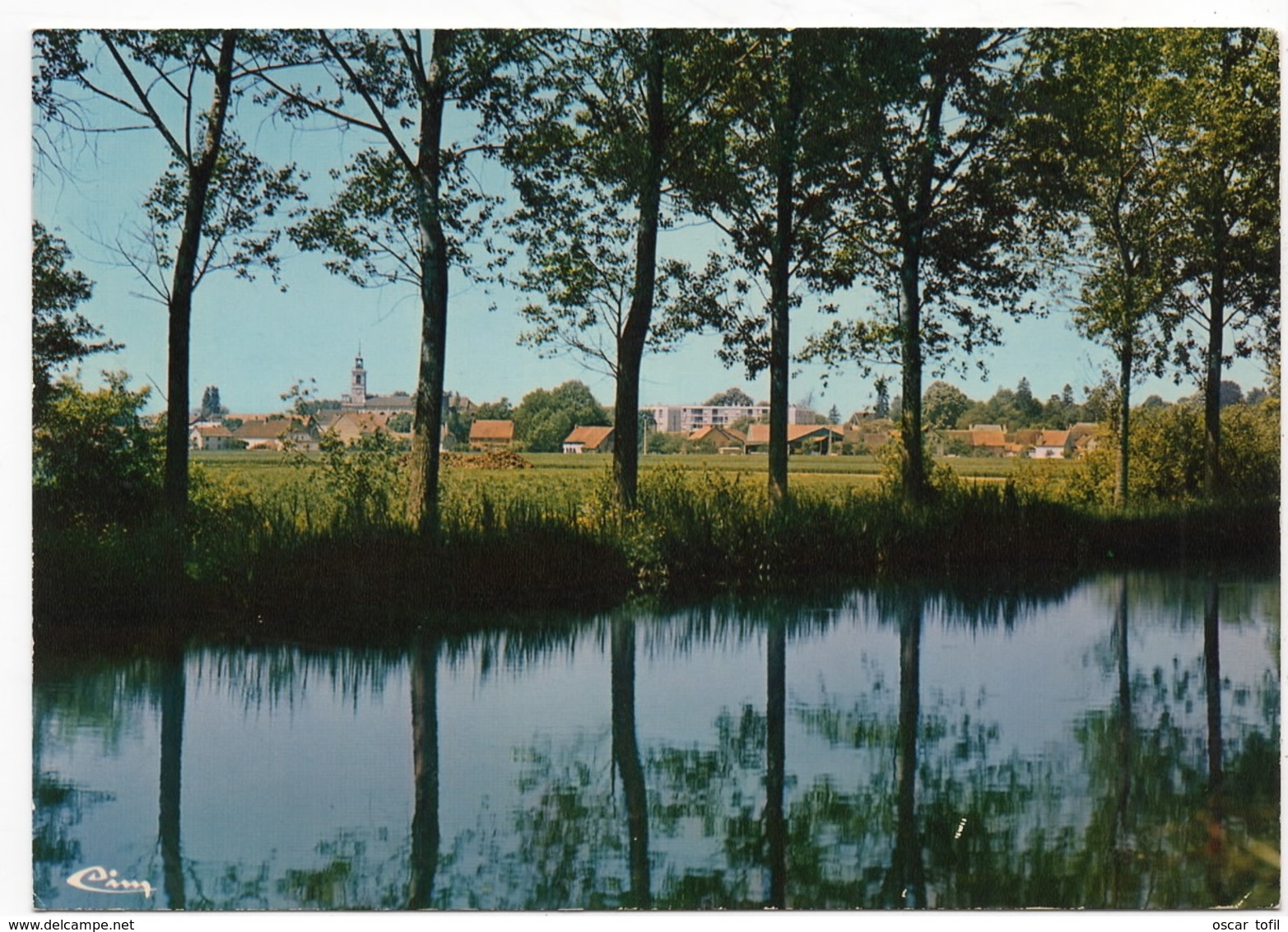 Brazey En Plaine : Le Pays Vu Depuis Le Canal (Editeur Combier, Mâcon, CIM N°E 21103 174.0134) - Autres & Non Classés