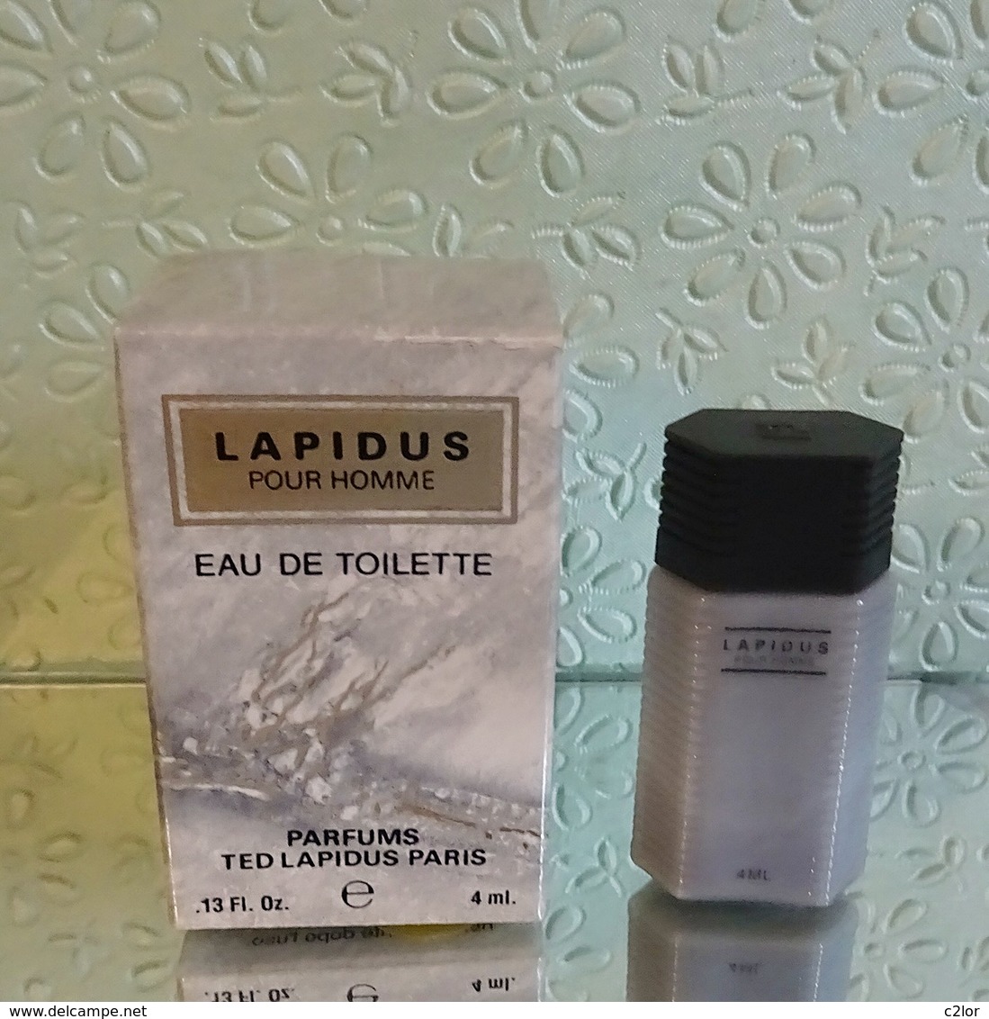 Miniature "LAPIDUS POUR HOMME  "deTed LAPIDUS  Eau De Toilette  4 Ml Dans Sa Boîte - Miniatures Men's Fragrances (in Box)