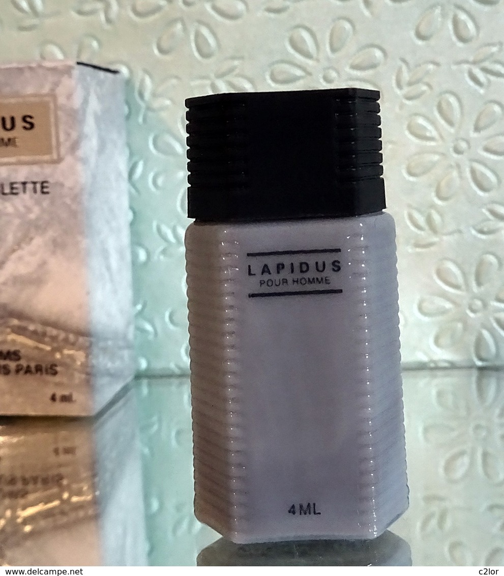 Miniature "LAPIDUS POUR HOMME  "deTed LAPIDUS  Eau De Toilette  4 Ml Dans Sa Boîte - Miniatures Men's Fragrances (in Box)