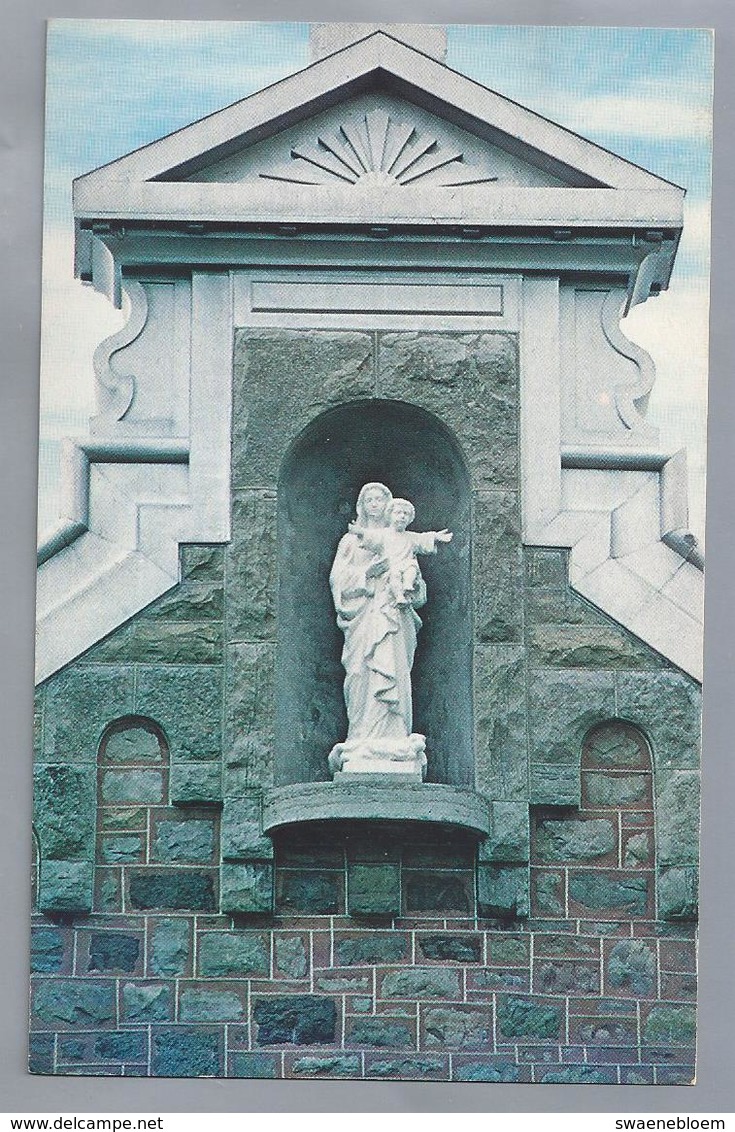 CA.-  ABBAYE CISTERCIENNE. Oka, Québec.  Statue En Bois Ayant échappé Au Feu En 1916. - Andere & Zonder Classificatie