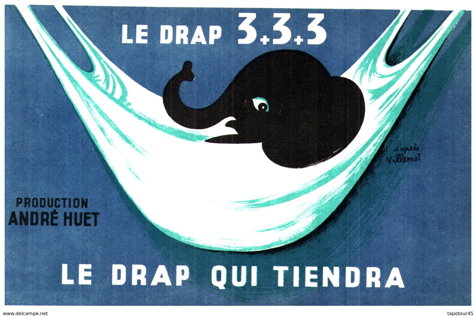 D A H/Buvard Drap André Huet (N= 2) - D