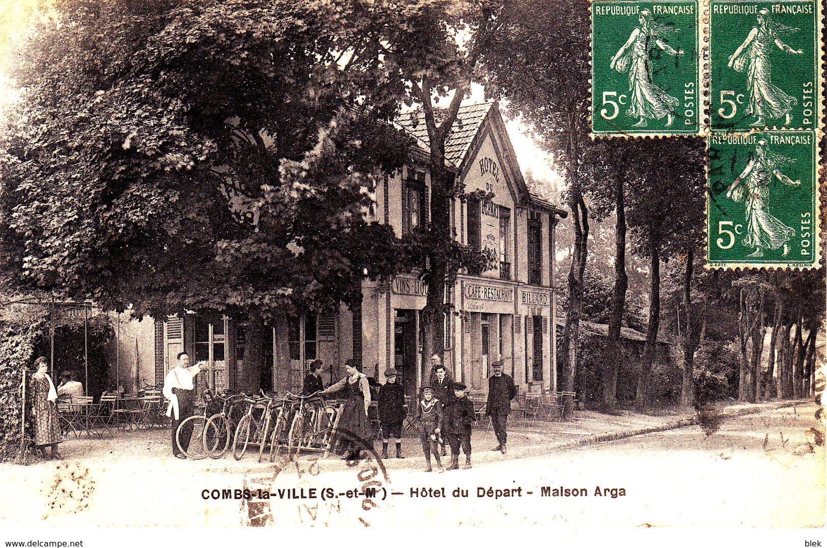 77 . Seine Et Marne .  Combs La Ville .  Hotel Du Départ : Maison Arga . - Combs La Ville