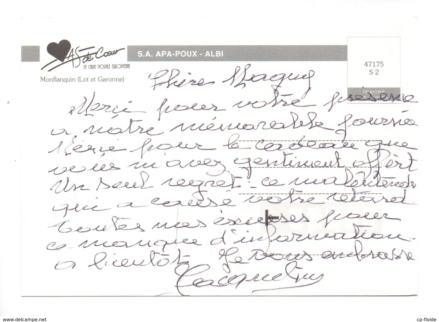 47 - MONFLANQUIN . MULTI-VUES - Réf. N°19937 - - Monflanquin