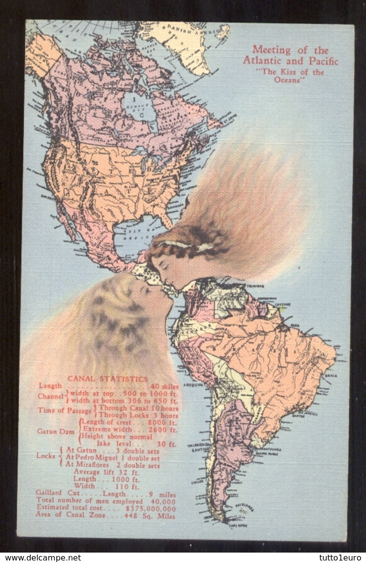 PANAMA - ANNI 50 - MEETING OF THE ATLANTIC AND PACIFIC - Panama