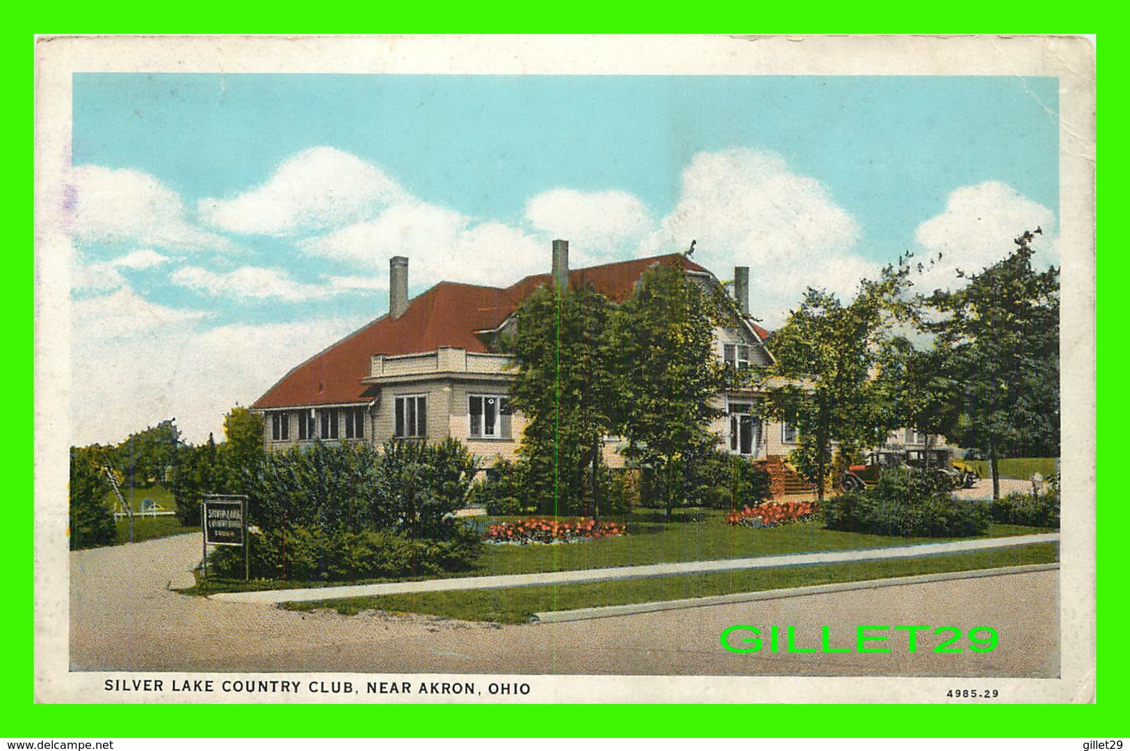 AKRON, OH - SILVER LAKE COUNTRY CLUB - TRAVEL IN 1965 -PUB. BY THE SUMMIT DRUG CO - - Akron