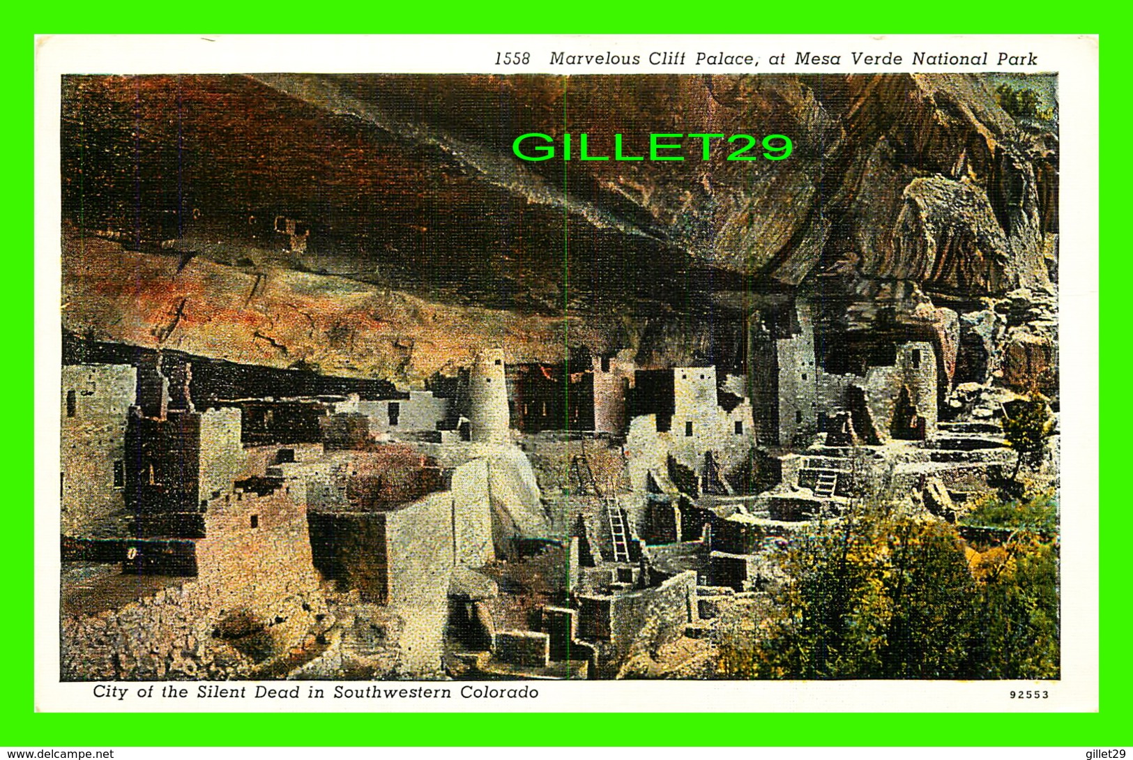 MESA VERDE, CO - MARVELOUS CLIFF PALACE AT MESA VERDE NATIONAL PARK - SILENT DEAD - - Mesa Verde