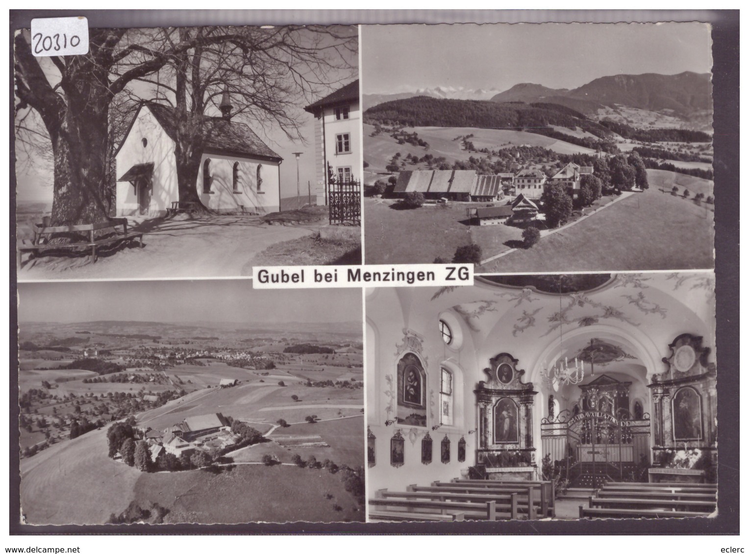 GRÖSSE 10x15cm - GUBEL BEI MENZINGEN - TB - Menzingen