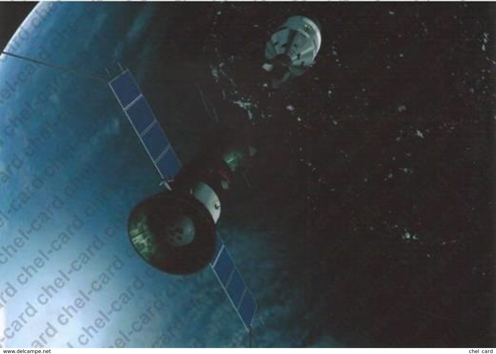 [2017, Space, Soyuz-Apollo, Astronauts] Postcard "[Experimental Flight Of The "Soyuz" And "Apollo"]". - Russie