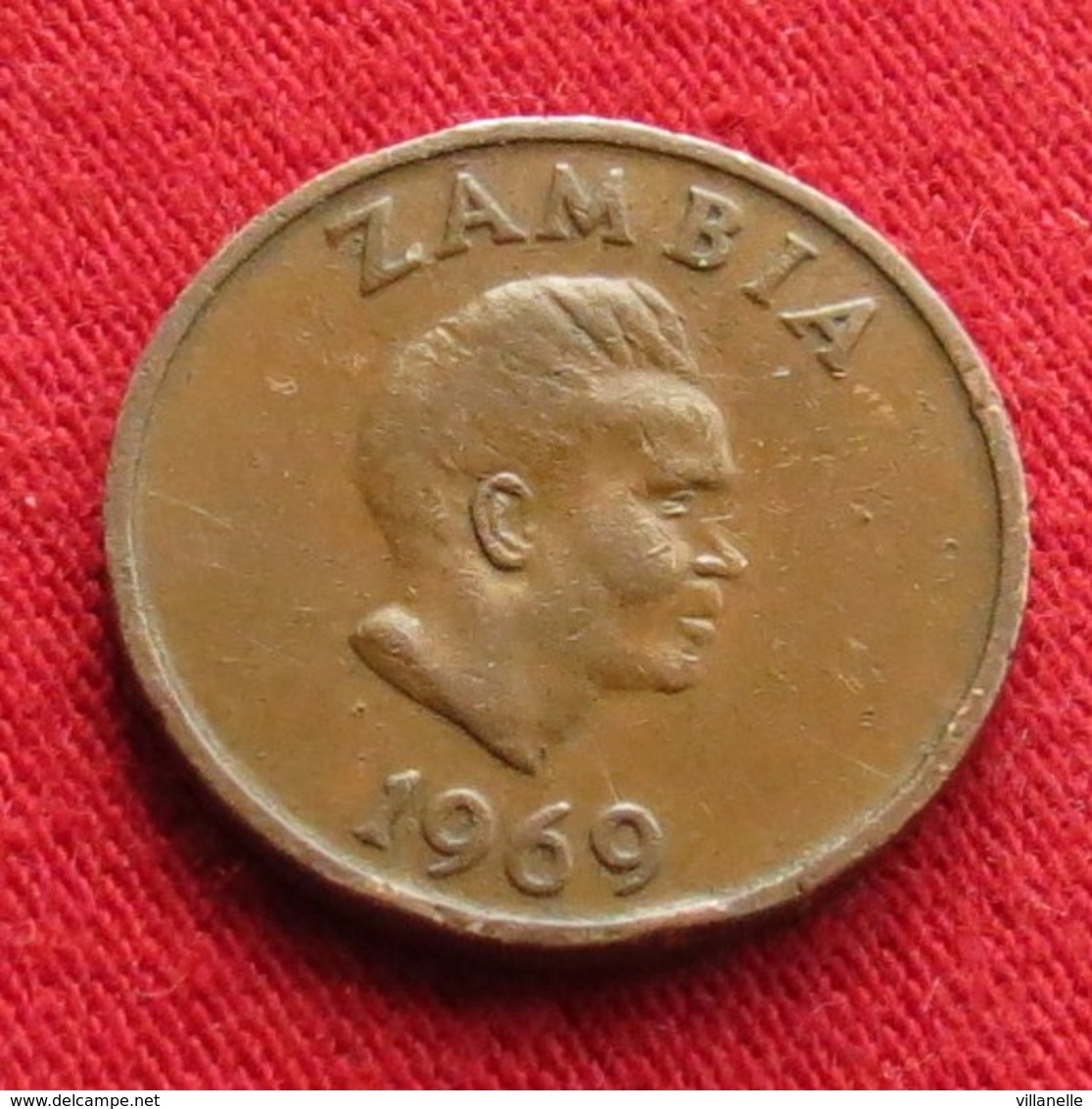 Zambia 1 Ngwee 1969 KM# 9 *V1  Zambie - Zambie